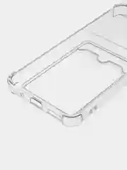 Прозрачный силиконовый чехол Xiaomi Poco M5 4G 2022, Poco M4 5G (Поко М4 5Г, М5 4Г 2022), с карманом для карт, прозрачный