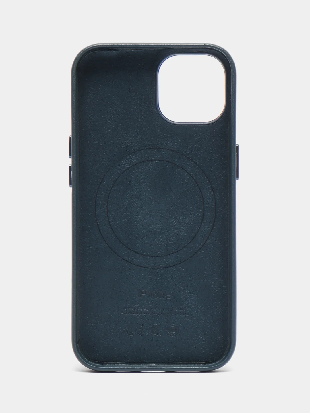 Морской leather case iPhone 11/12/13/14/15 Mini/Pro/Pro Max MagSafe, с анимацией