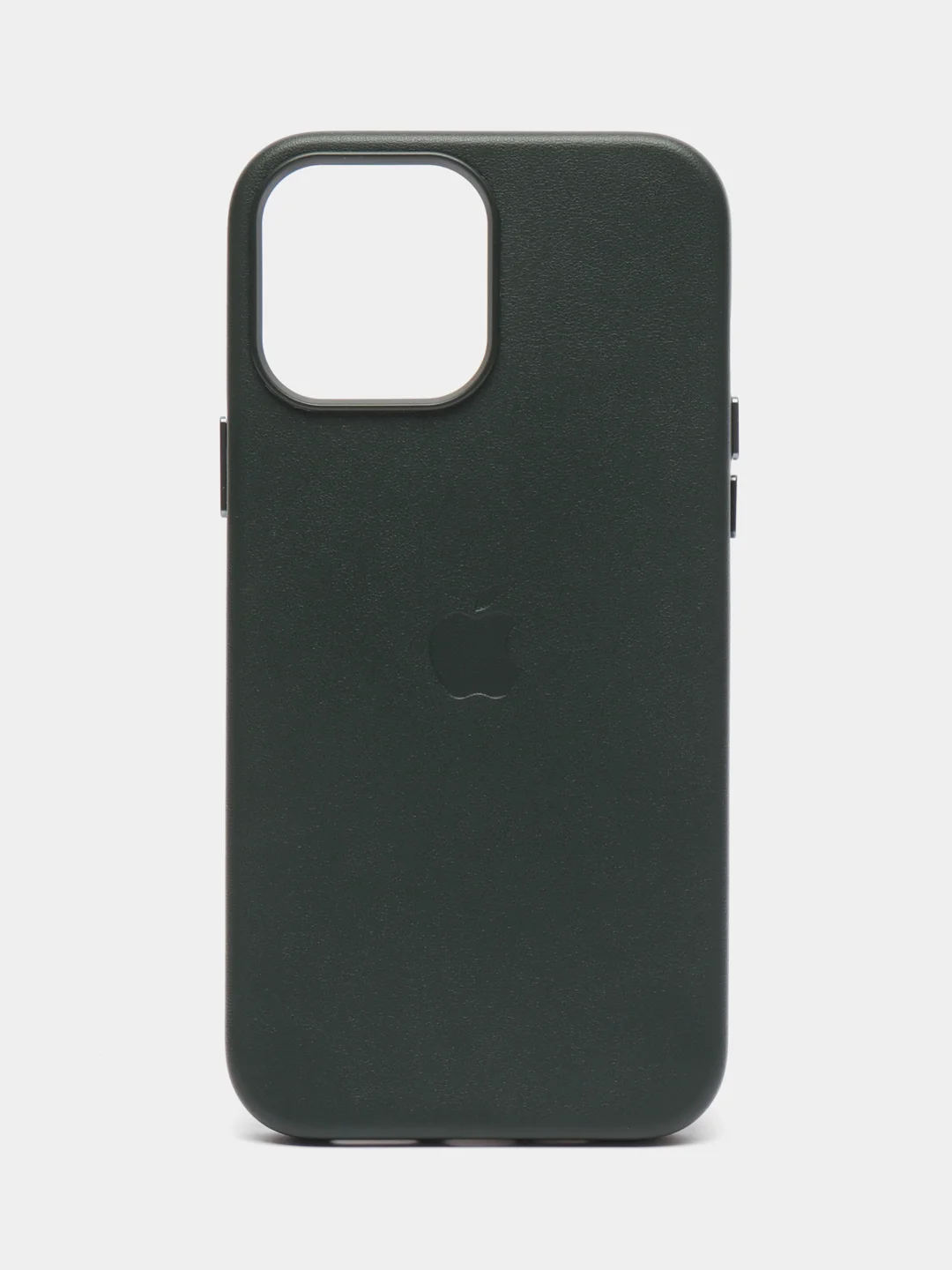 Зеленый leather case iPhone 11/12/13/14/15 Mini/Pro/Pro Max MagSafe, с анимацией