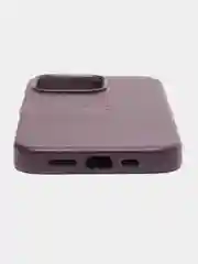 Фиолетовый leather case iPhone 11/12/13/14/15 Mini/Pro/Pro Max MagSafe, с анимацией