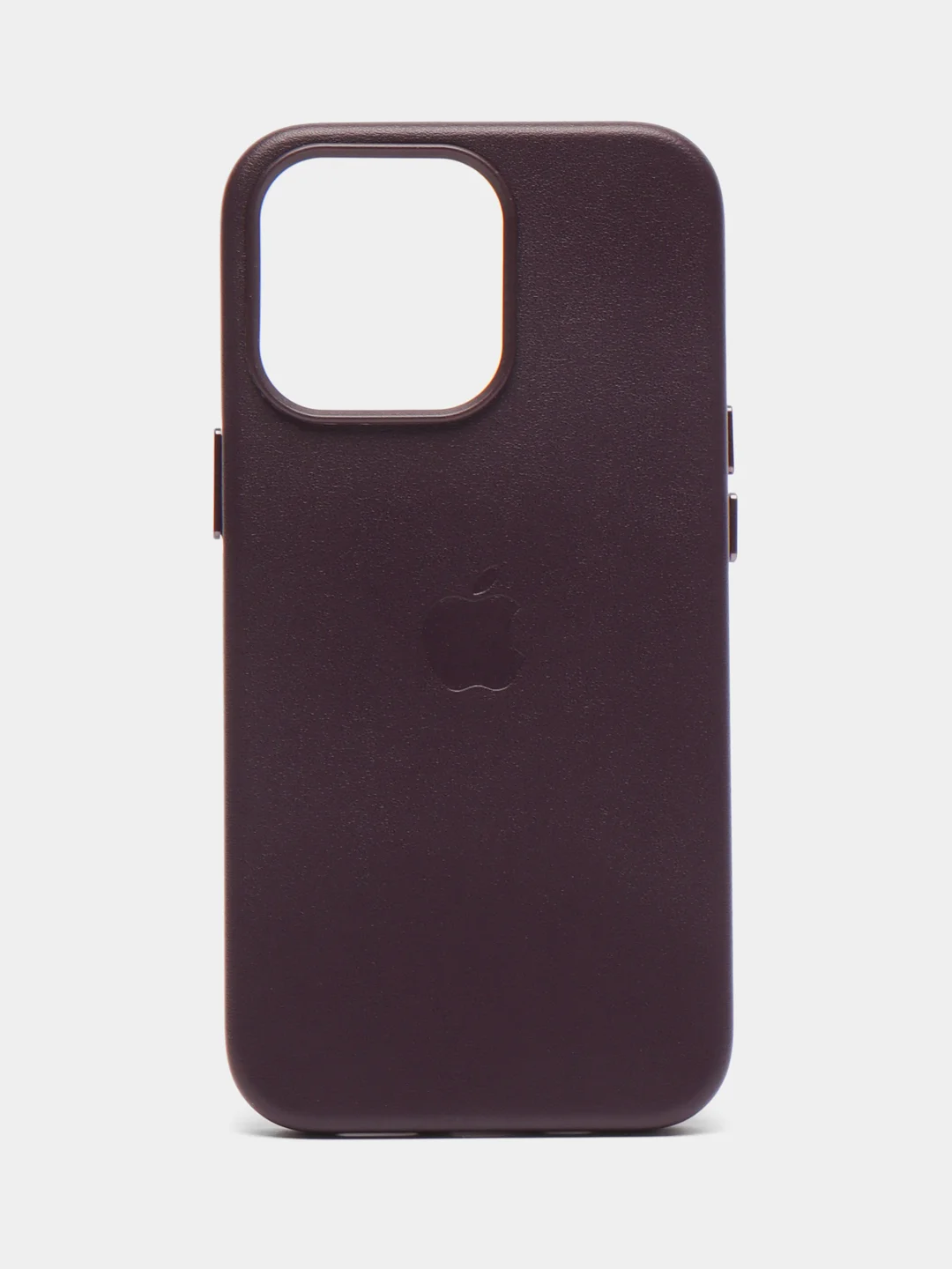 Фиолетовый leather case iPhone 11/12/13/14/15 Mini/Pro/Pro Max MagSafe, с анимацией