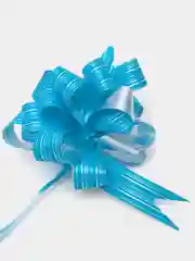 Лазурный бант для упаковки подарка, 7,5 см