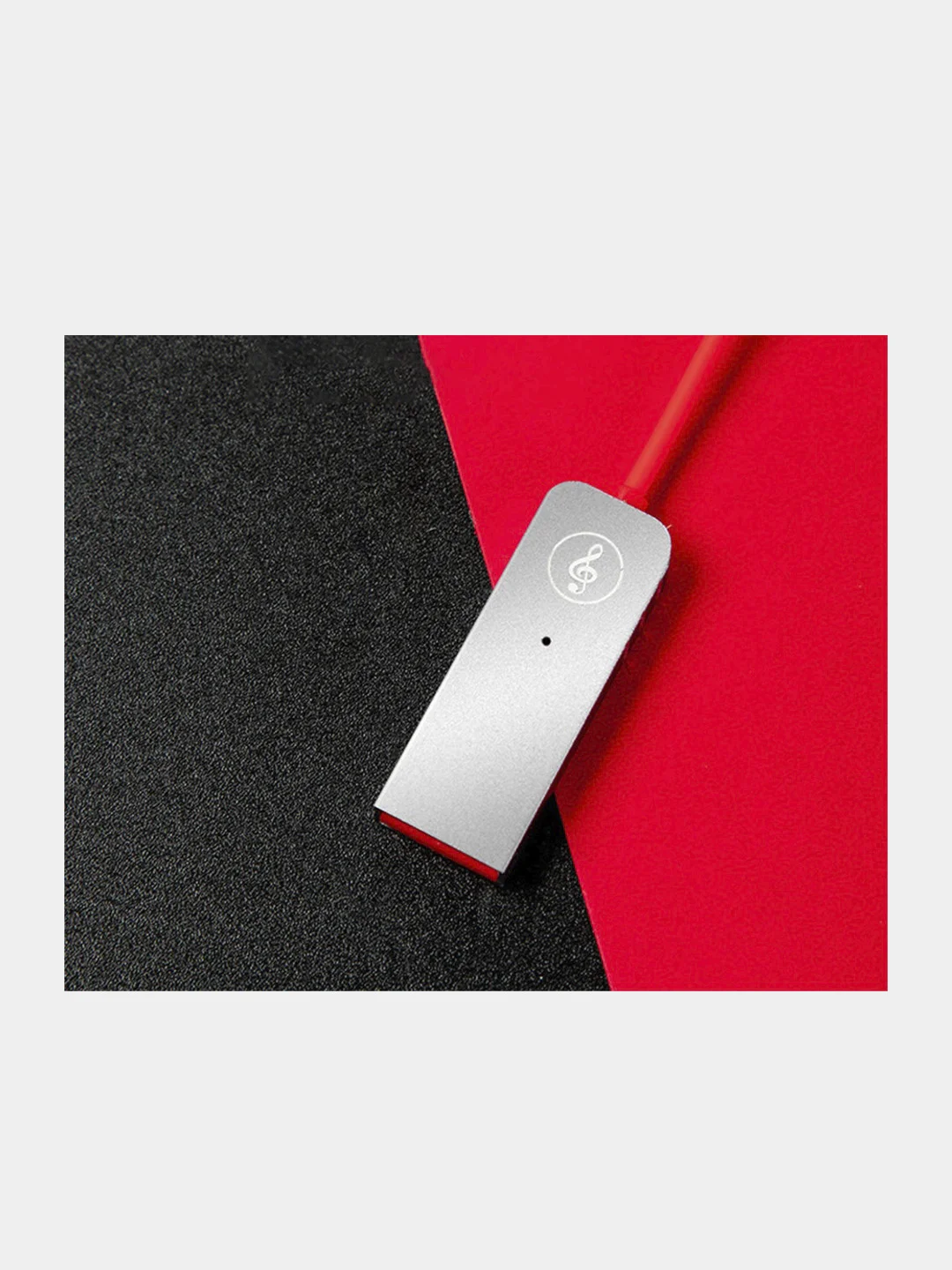 Черный bluetooth AUX адаптер ресивер для автомобиля, переходник для прослушивания музыки