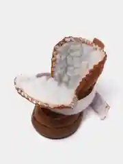 Коричневый ботинки для собак, зимние