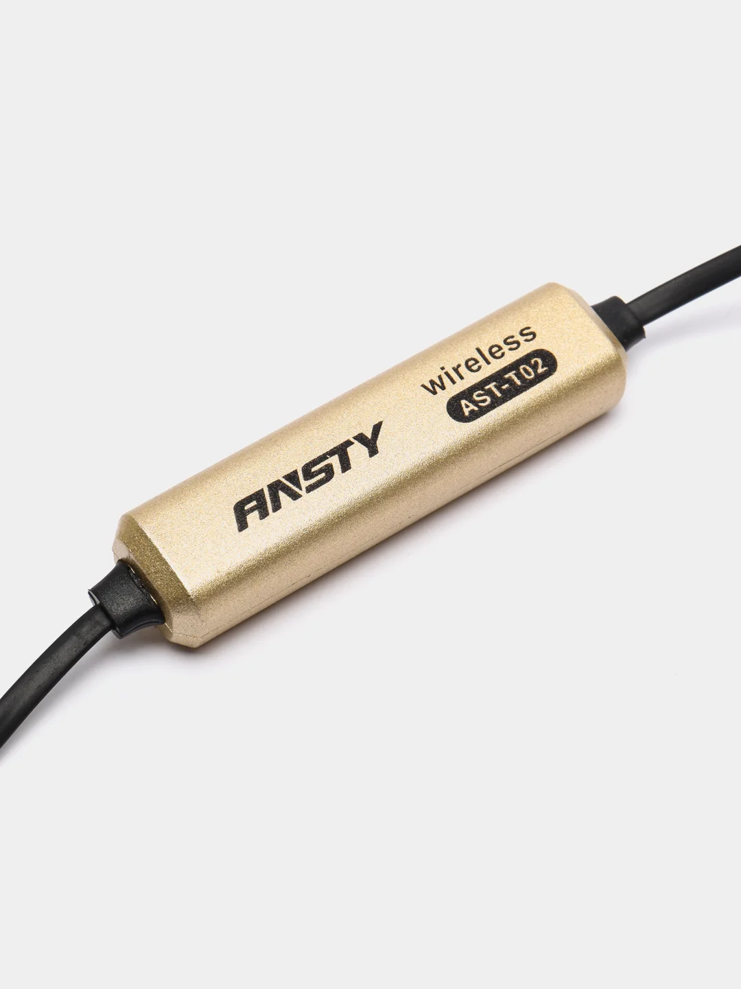 Золотой наушники беспроводные Ansty T02 c Micro SD,микрофон,кнопками управления и ответа на звонок