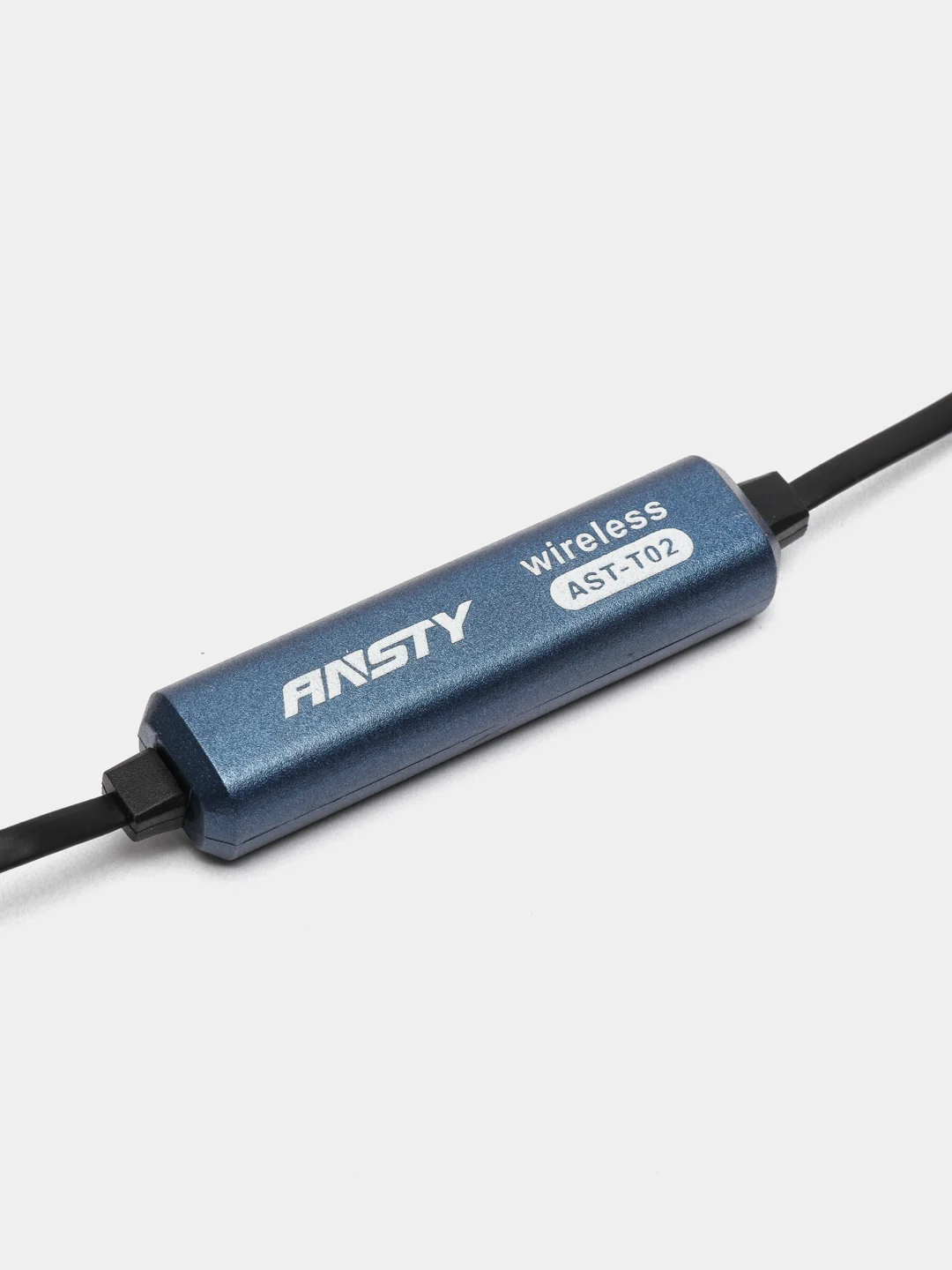 Небесно-голубой наушники беспроводные Ansty T02 c Micro SD,микрофон,кнопками управления и ответа на звонок
