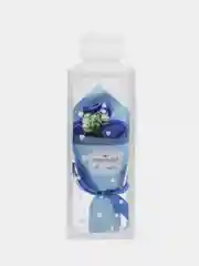 Лазурный мыльные розы с мишкой, Мыльные розы, Подарок женщине, подарок на 8 марта