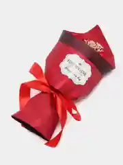 Багровый мыльные розы с мишкой, Мыльные розы, Подарок женщине, подарок на 8 марта