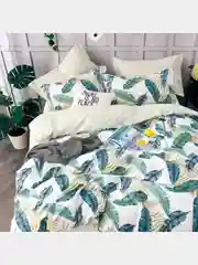 Комплект постельного белья поплин на резинке, 1,5 спальный, 2.0, Евро, Семейный