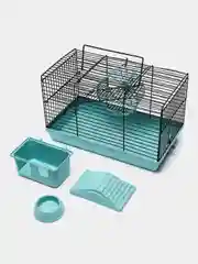 Бирюзовый клетка для мелких грызунов, укомплектованная, 27 х 15 х 16 см