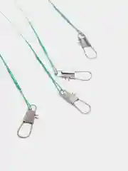 Поводок рыболовный, стальной, 4 шт