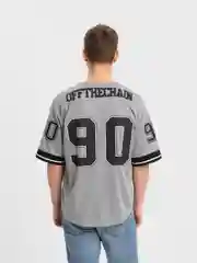 Серый бейсбольная рубашка с коротким рукавом джерси оверсайз Chicago White Sox №45 JORDAN Nike