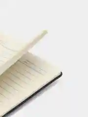Черный ежедневник, блокнот с застежкой