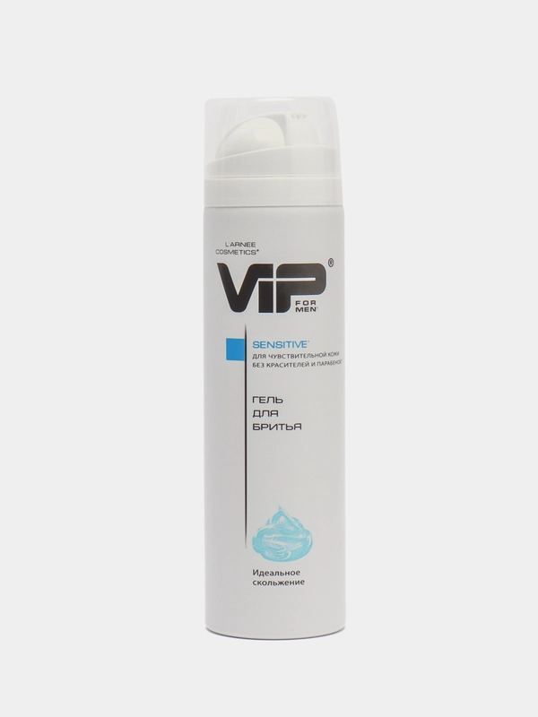 Гель для бритья VIP For men SENSITIVE, для чувствительной кожи, 200 мл