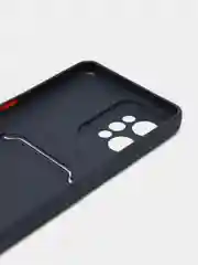 Темно-синий силиконовый чехол с отделением для карты Realme C30 / C31 / C35 2022