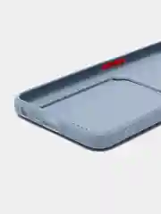 Синий меланж силиконовый чехол с отделением для карты Realme C30 / C31 / C35 2022