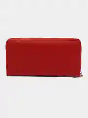 Красный женский кошелек из экокожи, 10 цветов