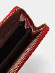 Красный женский кошелек из экокожи, 10 цветов