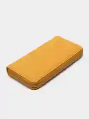 Горчичный женский кошелек из экокожи, 10 цветов