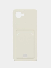 Силиконовый чехол с отделением для карты Realme C30 / C31 / C35 2022