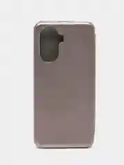 Серебряный чехол книжка для Huawei Nova Y70 / Y70 Plus (Хуавей Нова У70)
