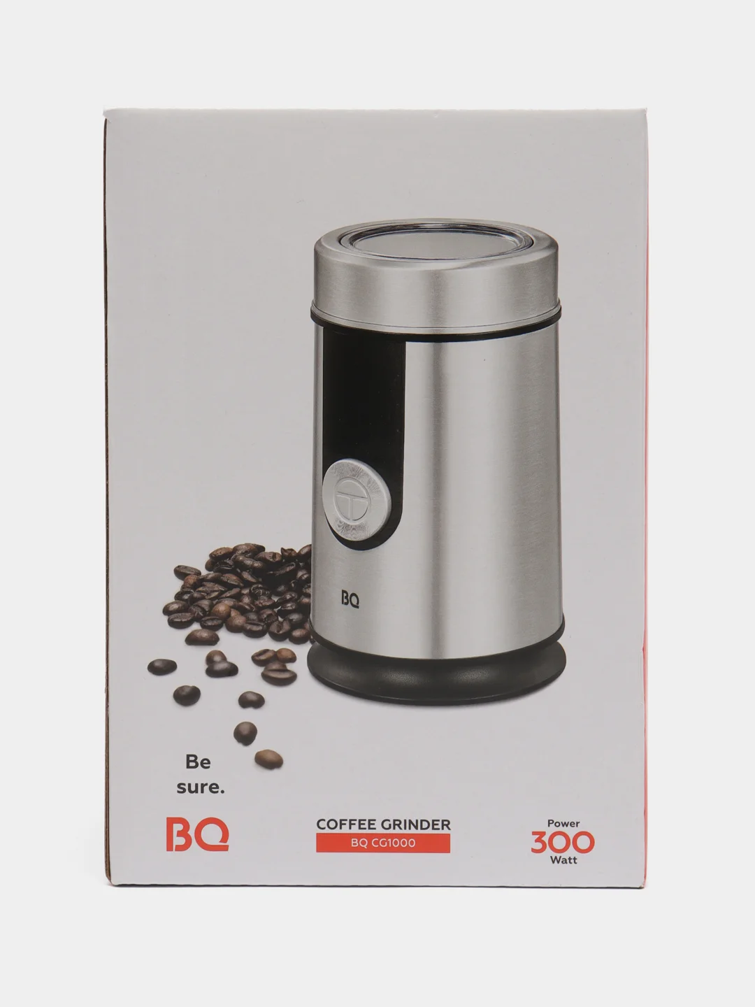 Серебряный кофемолка электрическая BQ CG1000, 300 Вт