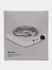 Белый электрическая плита Blackton Bt HP102B Black, настольная, одноконфорочная, 1000Вт