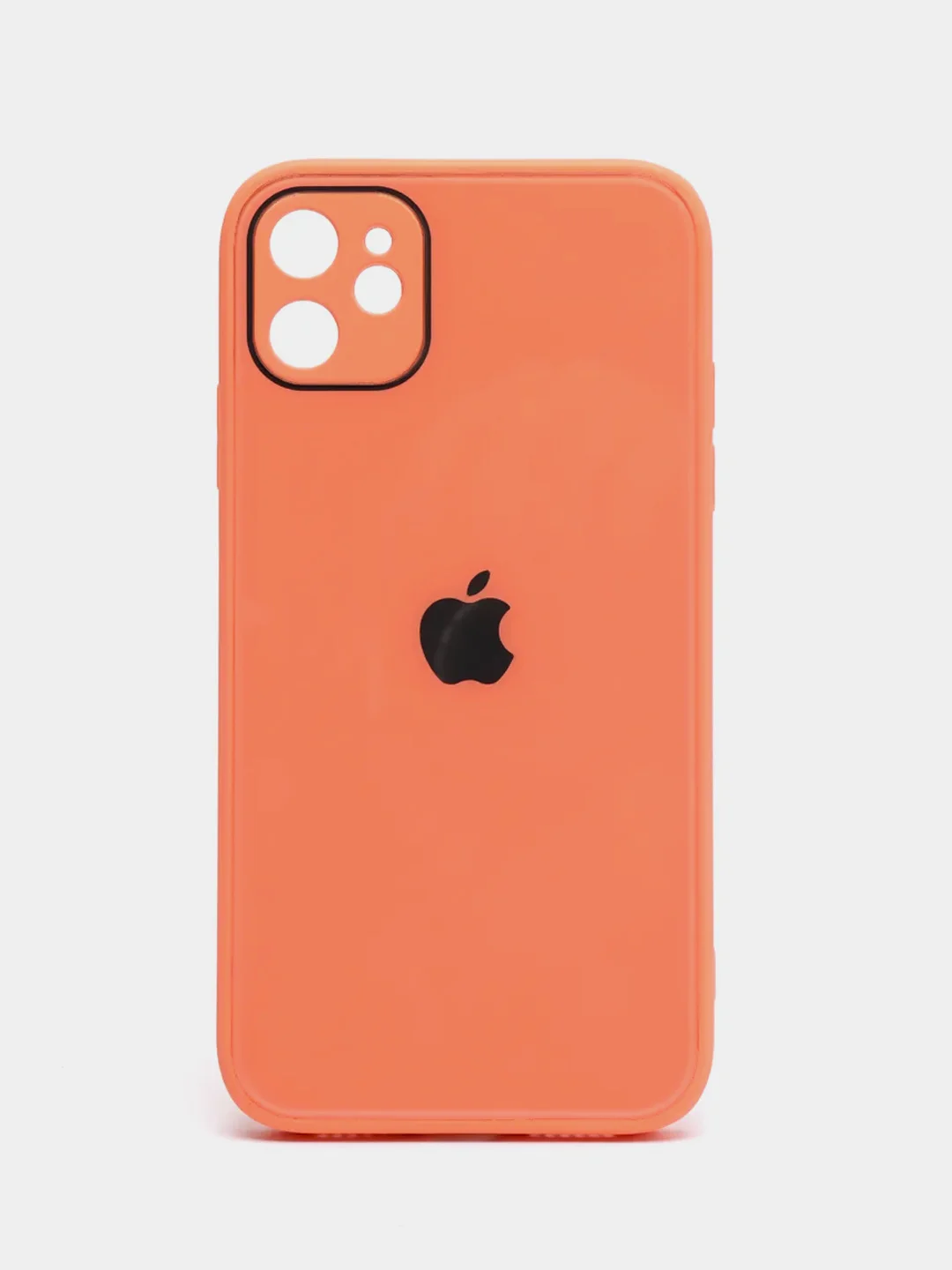 Пудровый чехол для iPhone (Айфон) 11 со стеклянной панелью