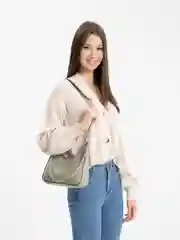 Зеленый сумка женская, мини