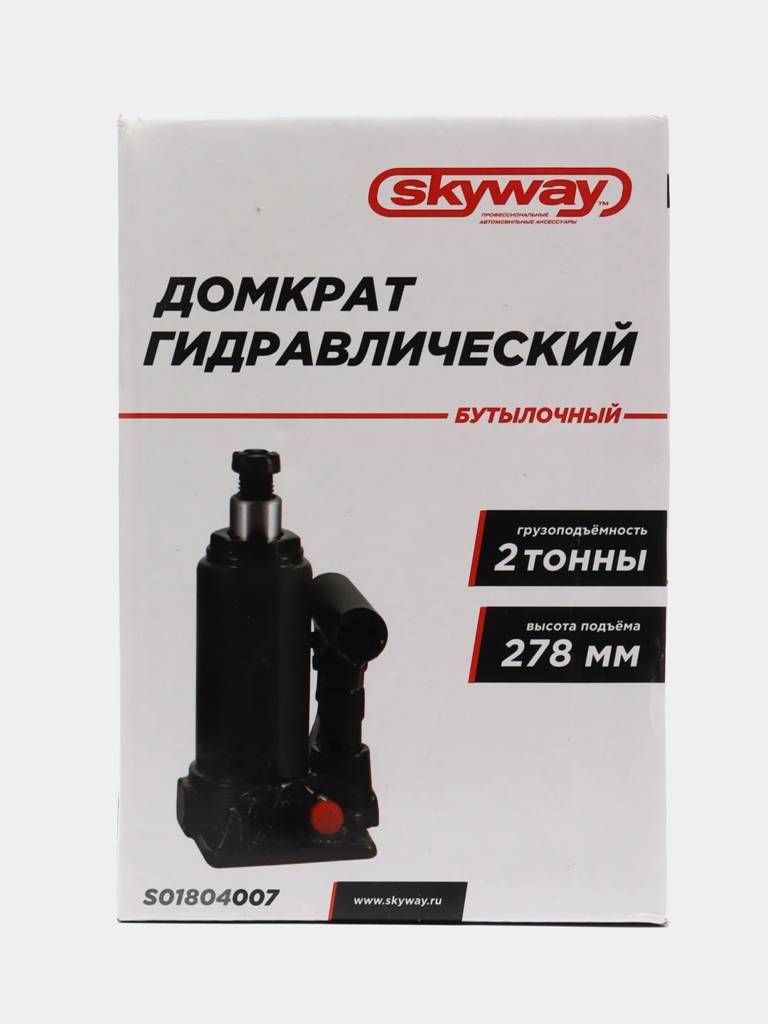 Домкрат гидравлический, бутылочный, 2 - 16 т