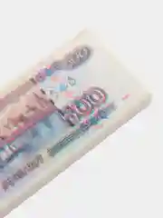 Кораллово-розовый ластик "Рубль", прямоугольный, термопластичная резина, разные цвета, 7 х 30 х 68 мм