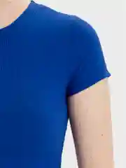Синий топ женский