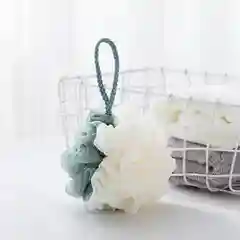Мочалка-шар, двухцветная, мочалка прочная, для мытья, губка, вспенивающая мочалка