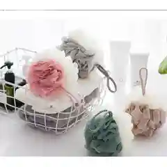 Зелёный хаки мочалка-шар, двухцветная, мочалка прочная, для мытья, губка, вспенивающая мочалка