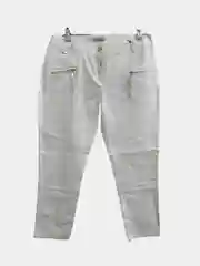 Джинсы женские, белые, зауженные