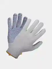 Белый перчатки хб с ПВХ 4 нитка, 1 пара