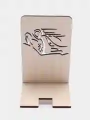 Подставка под телефон из дерева