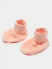 Пастельно-коралловый шапочка детская, рукавички, пинетки, набор из 3 штук