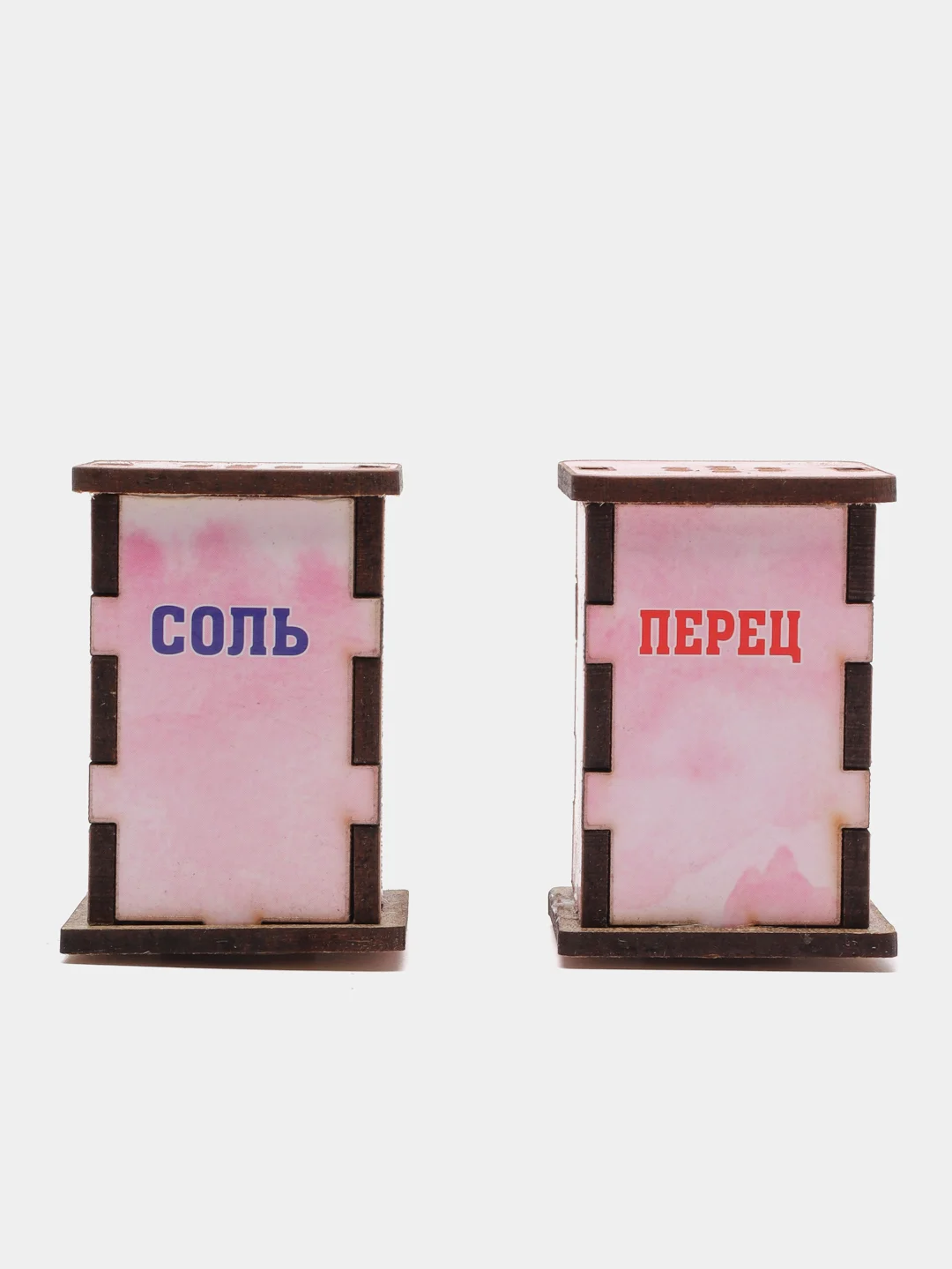 Розовый цветная салфетница под специи