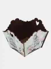 Мятный деревянная конфетница