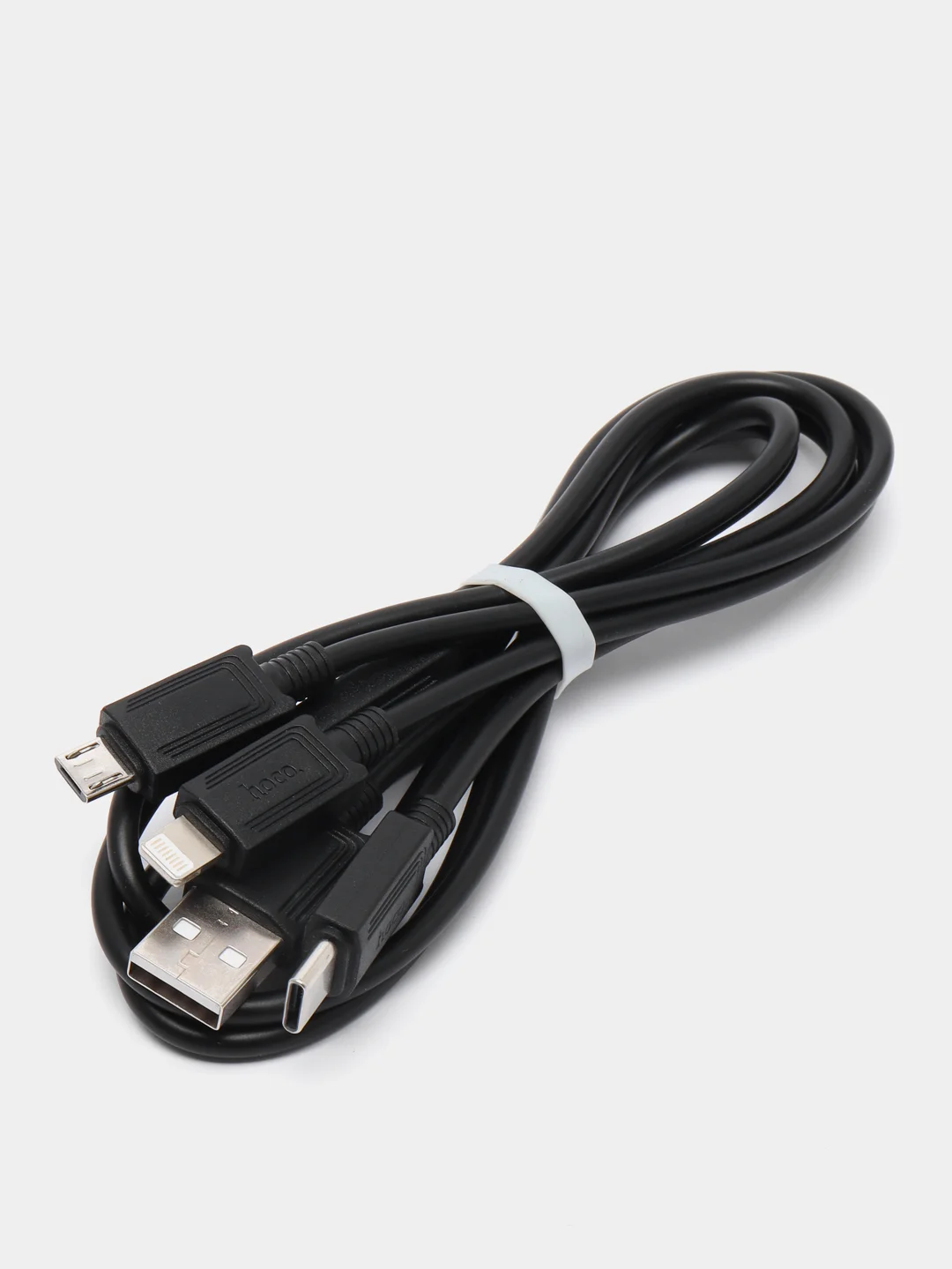 Кабель USB для iPhone, Micro USB - Type-C, 3 в 1, универсальный