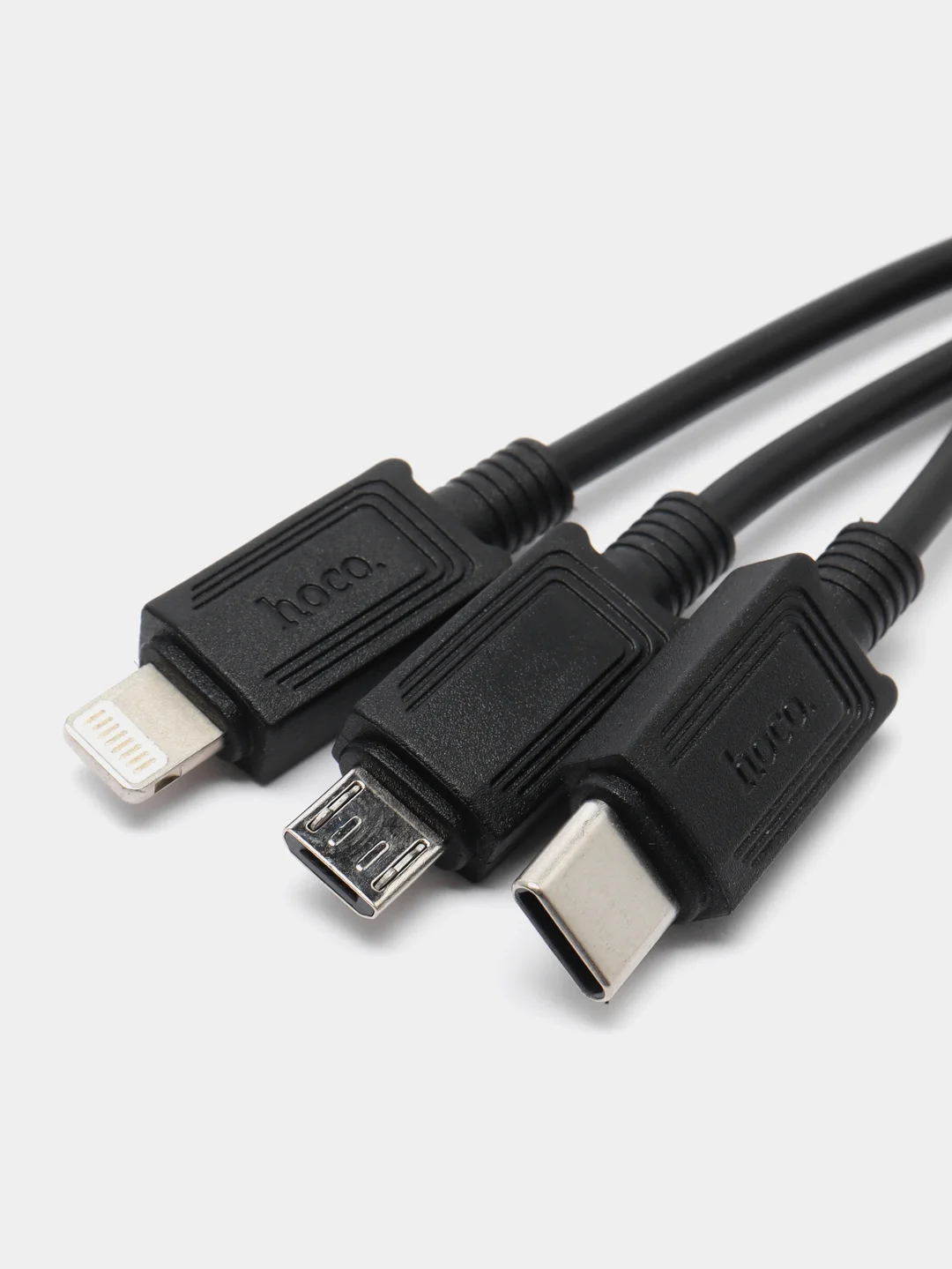 Кабель USB для iPhone, Micro USB - Type-C, 3 в 1, универсальный