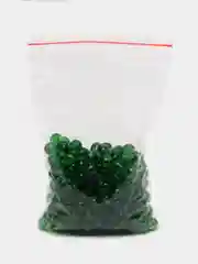 Зеленый бусины акриловые граненые для сумок