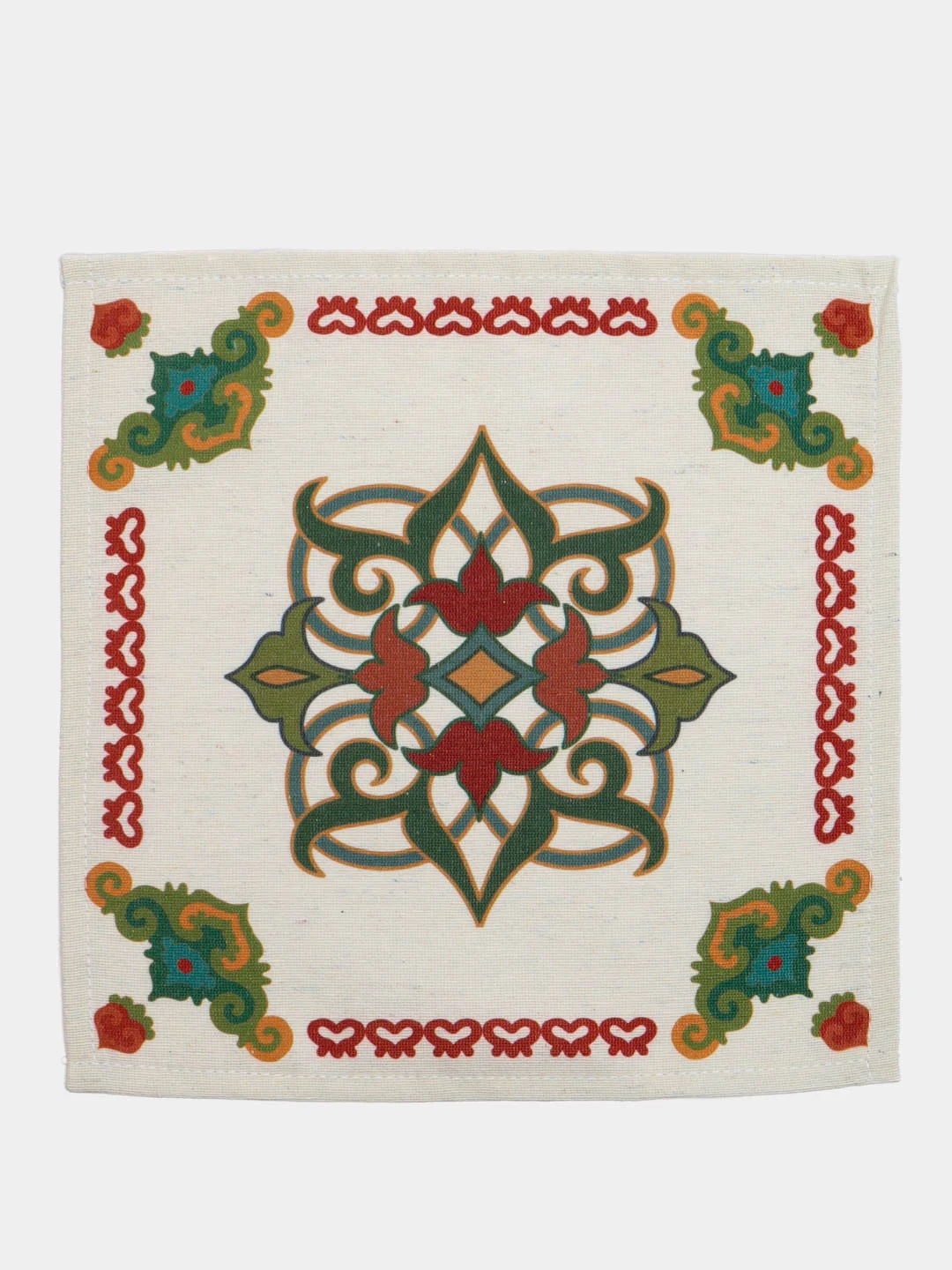 Красный декоративная салфетка, дорожка Татарстан/Татарча, 25х25см,40х40см,150х40см, разные принты