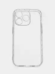 Белый чехол прозрачный для iPhone XR, 11, 11 Pro/Promax, 12, 12 Pro/Promax, 13, 13 Pro/Promax
