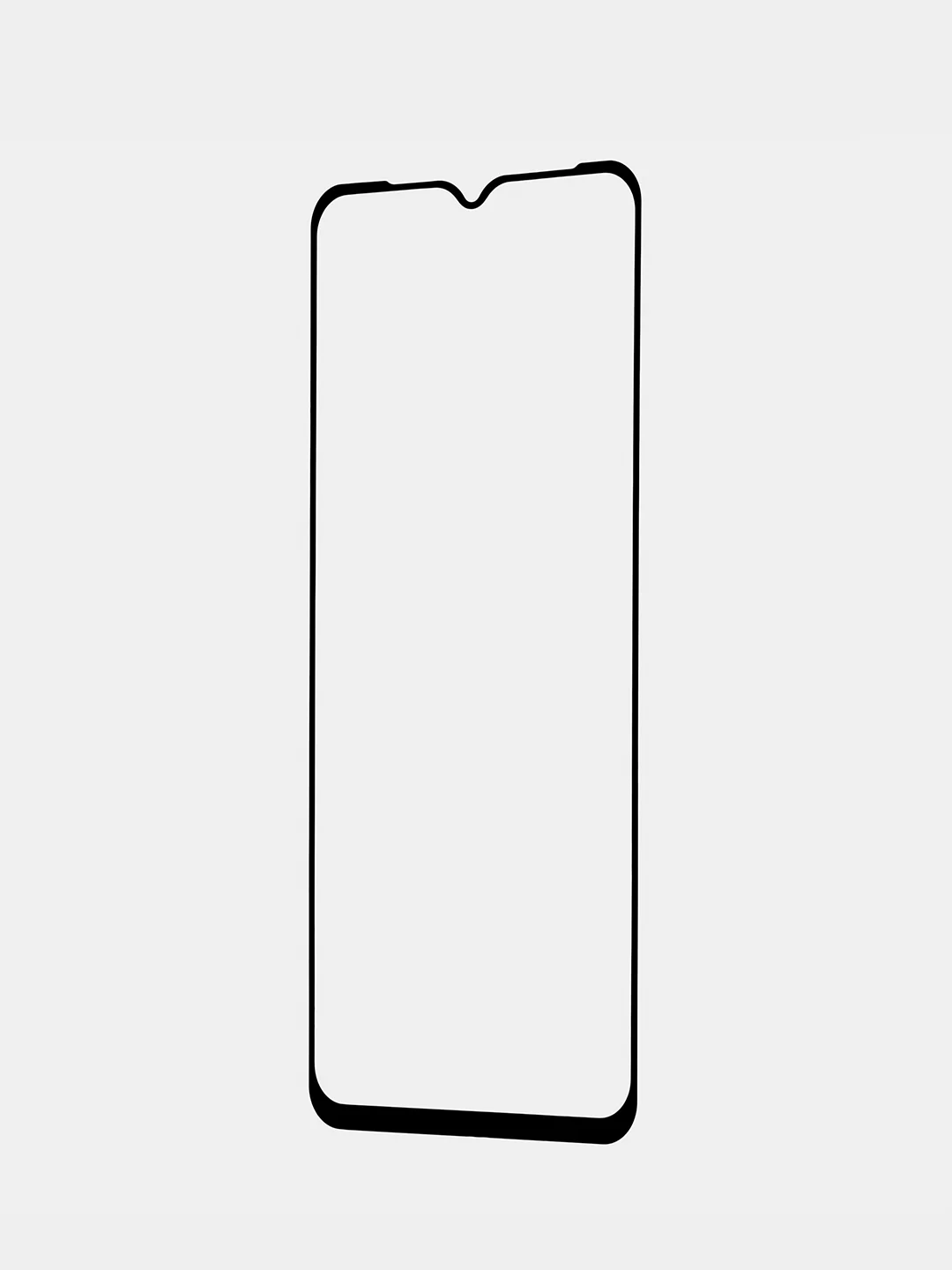 Прозрачный защитное стекло BROSCORP для Nokia G21 и G11, с олеофобным покрытием и черной рамкой