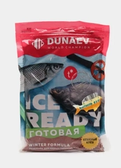 Прикормка зимняя Dunaev Ready, готовая, увлажненная, не нужно замачивать, 500 г, фидерная