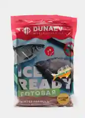 Прикормка зимняя Dunaev Ready, готовая, увлажненная, не нужно замачивать, 500 г, фидерная