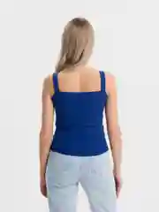 Синий топ женский