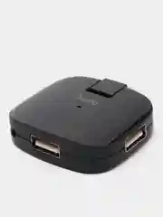 Черный хаб-разветвитель Type-C Hoco HB11, на 3 USB 2.0